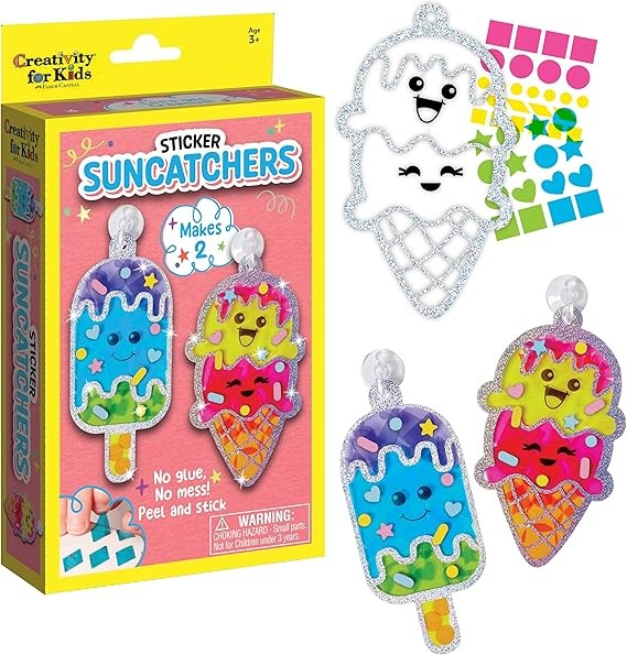 Creativity for Kids Sticker Suncatchers