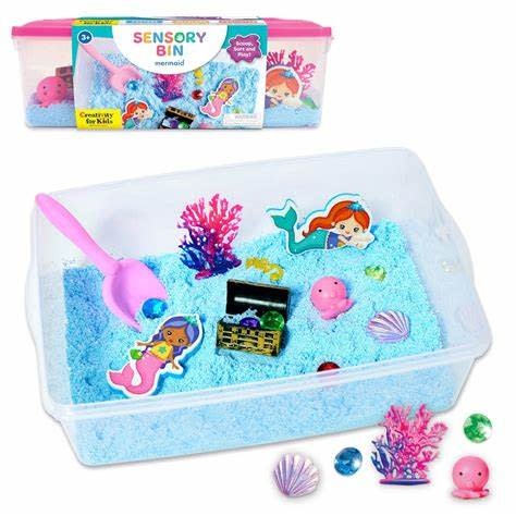 Creativity for Kids Sensory Bin Mermaid
