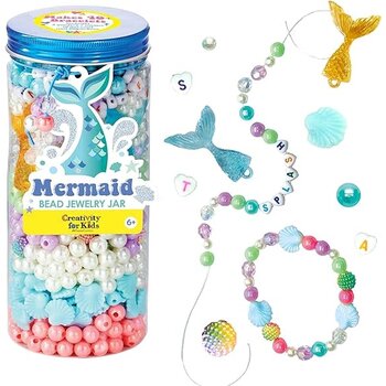 Creativity for Kids Mermaid Bead Jewelry Jar