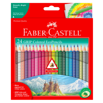 Faber-Castell 24ct Grip Colored EcoPencils