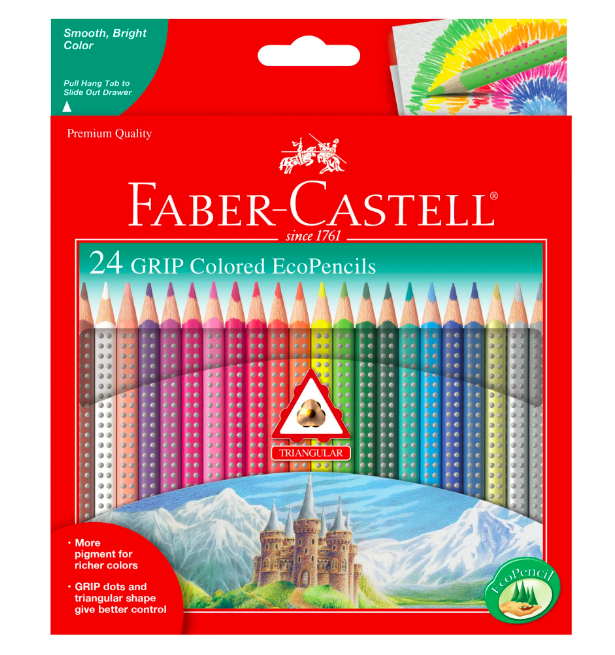 Faber-Castell 24ct Grip Colored EcoPencils