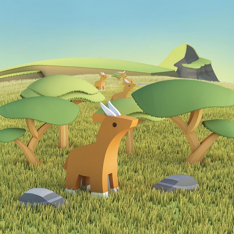 TriACTION Toys Animal Impala