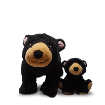 Snooze Monsters Black Bear w/Baby