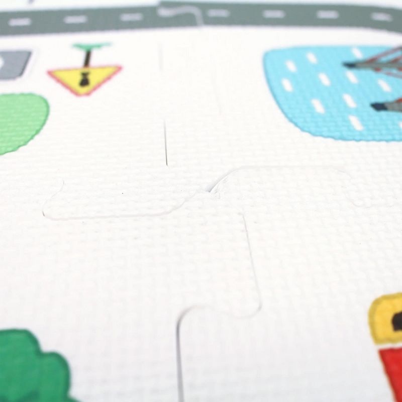 TriACTION Toys Foam Car - Around The Town - 9 Piece Set (3+)