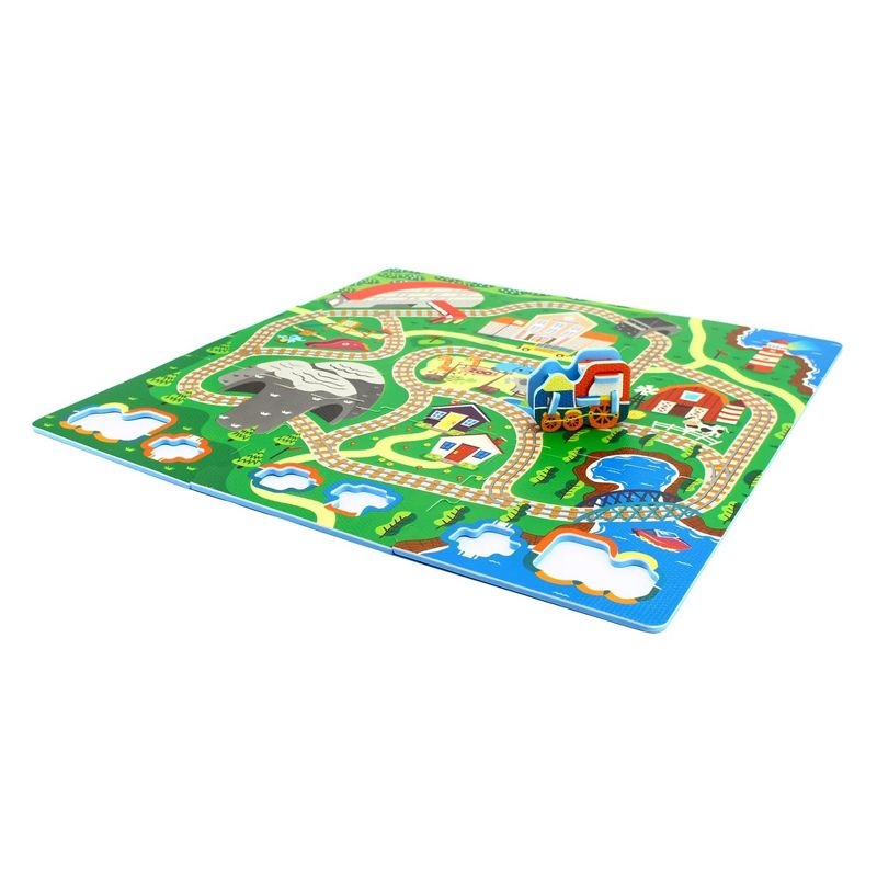 TriACTION Toys DIY Train and Train Track - 9 Piece Set (10 months)