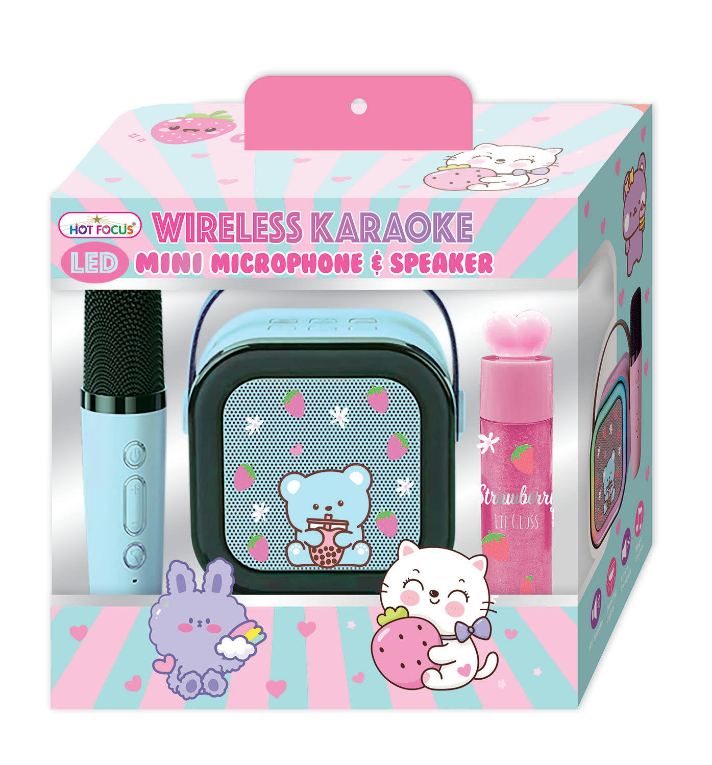 LED Wireless Karaoke Mini Microphone & Speaker - Critters