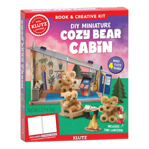 KLUTZ KLUTZ DIY Miniature Cozy Bear Cottage