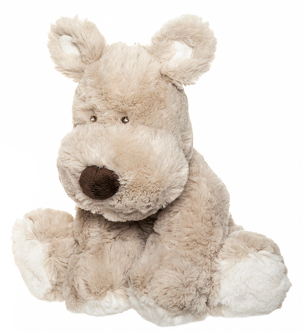 Teddykompaniet Medium Teddy Cream Dog, Grey
