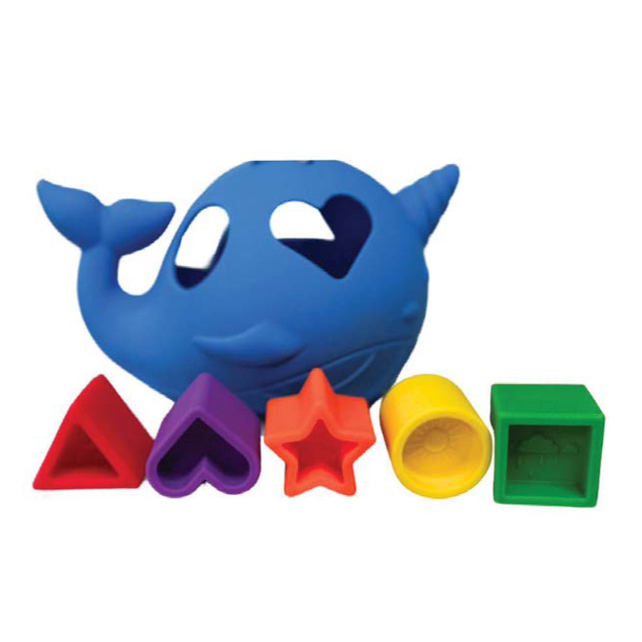 Narwhal Shape Sorter - Primary