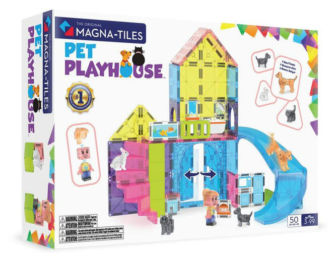 Magna-Tiles Magna-Tiles Pet Playhouse 50-Piece Set