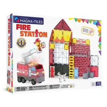 Magna-Tiles Magna-Tiles Fire Station 50 pc Set