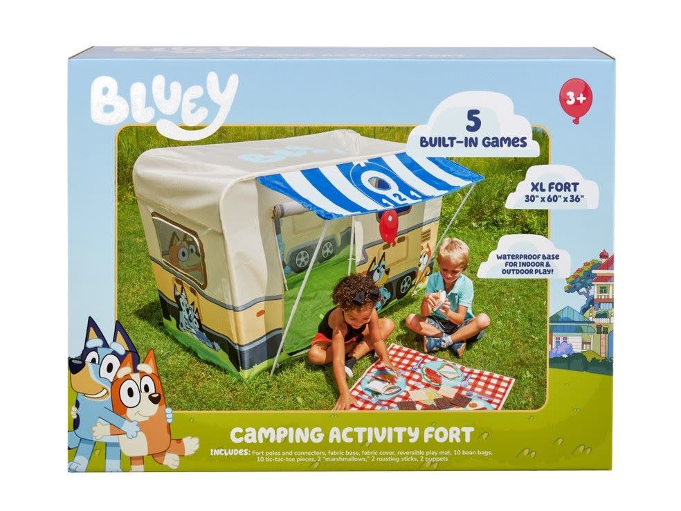Little Kids Bluey Camping Activity Fort