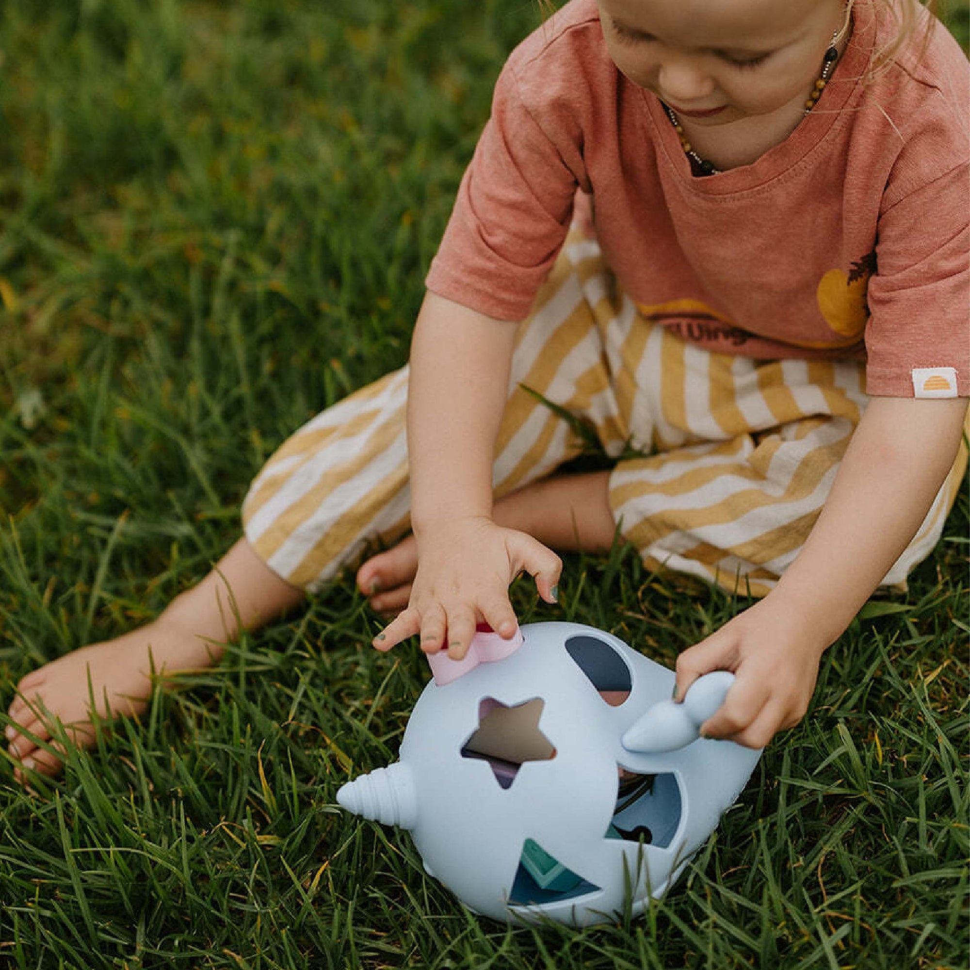 Narwhal Shape Sorter - Primary