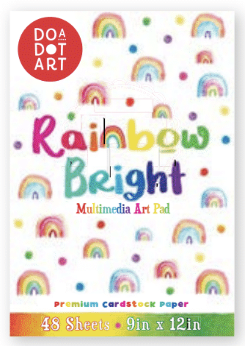 Do A Dot Rainbow Bright Multimedia Art Pad