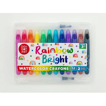 Do A Dot Rainbow Bright Watercolor Crayons - 12 colors