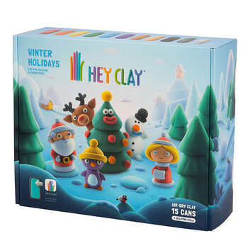 Fat Brain Hey Clay Winter Holidays Set - NEW