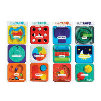 Fat Brain PlayTab Sensory Set Tiles - Assortment