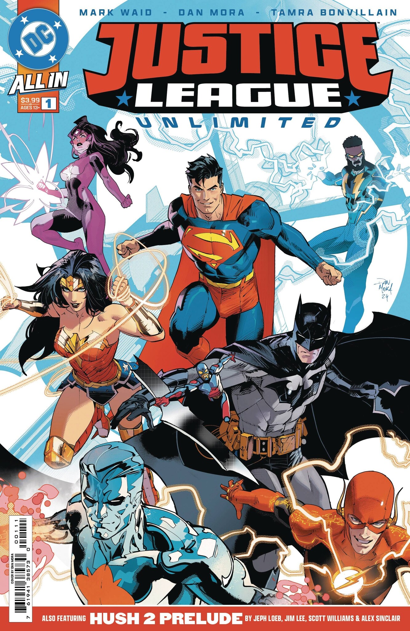 DC Comics JUSTICE LEAGUE UNLIMITED #1 CVR A DAN MORA
