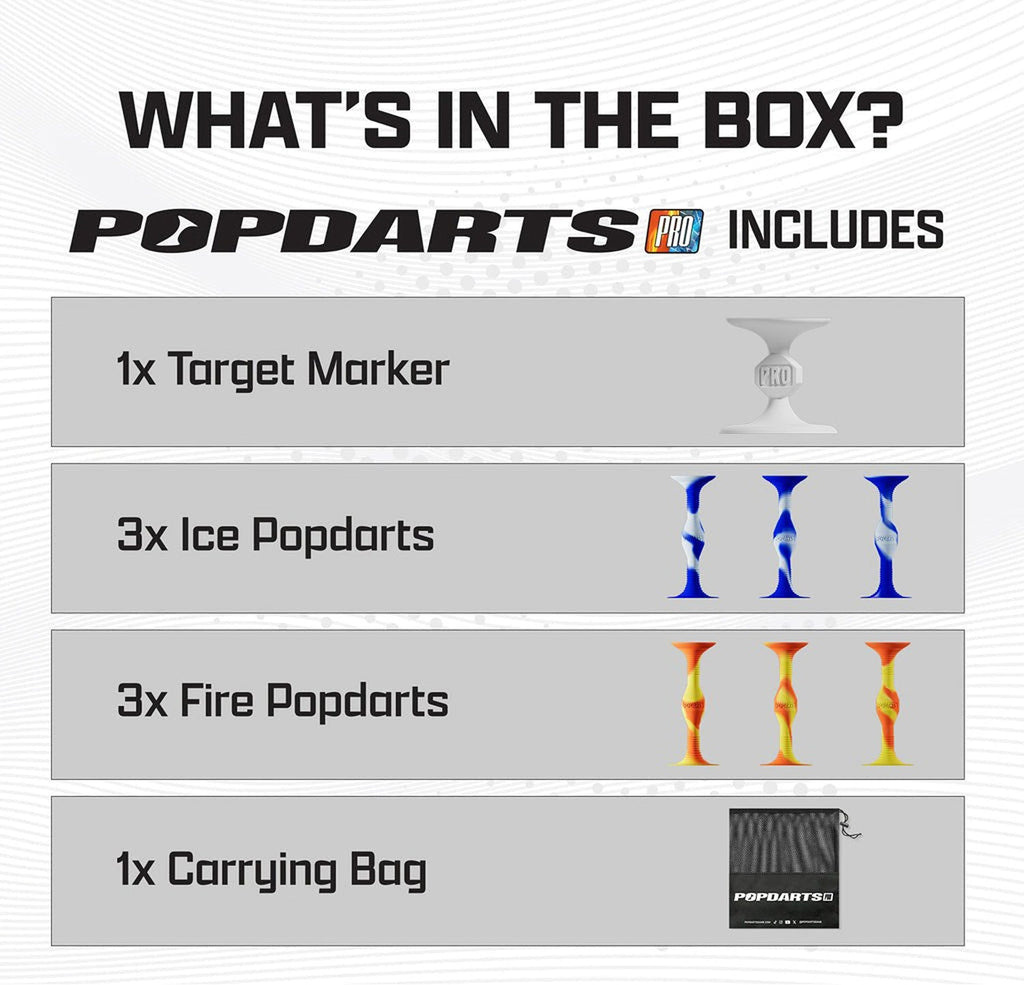 Popdarts Pro Pack Fire & Ice