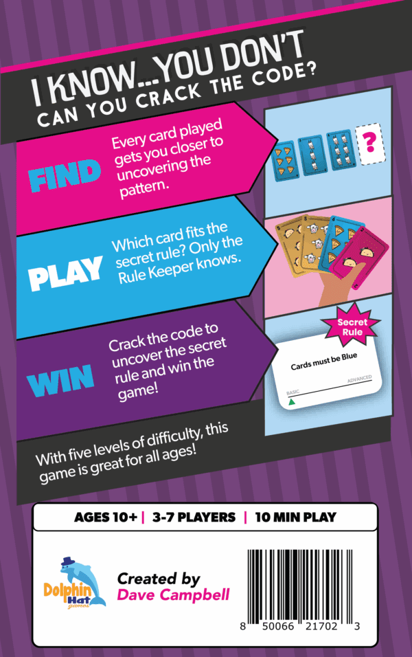 Dolphin Hat Games I Know...You Don't Card Game