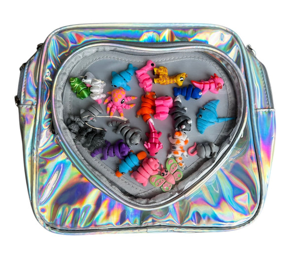 Clear Heart Laser Bag