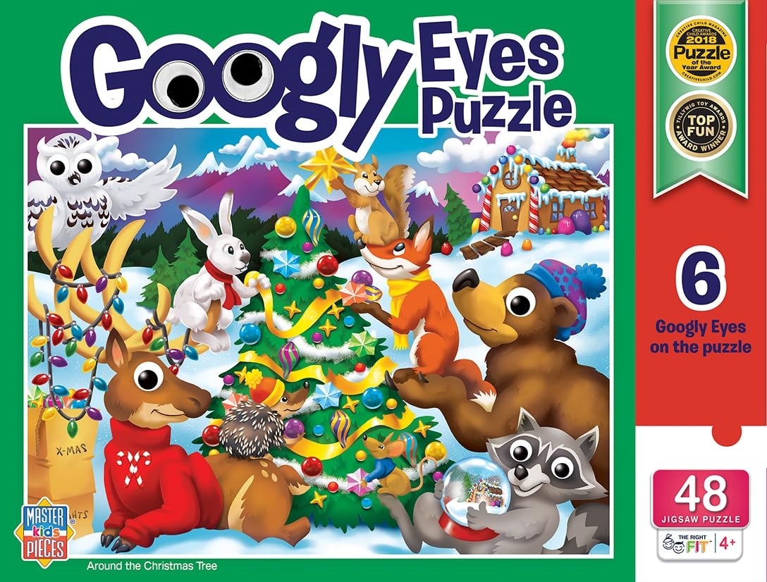 MasterPieces Holiday - Googly Eyes - Christmas  48pc Puzzle