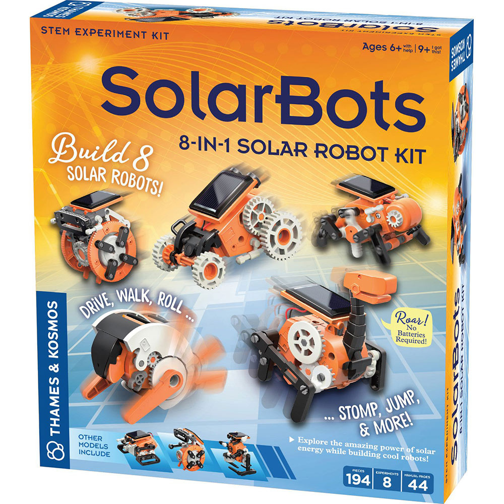 Thames and Kosmos Solarbots 8-In-1 Solar Robot Kit