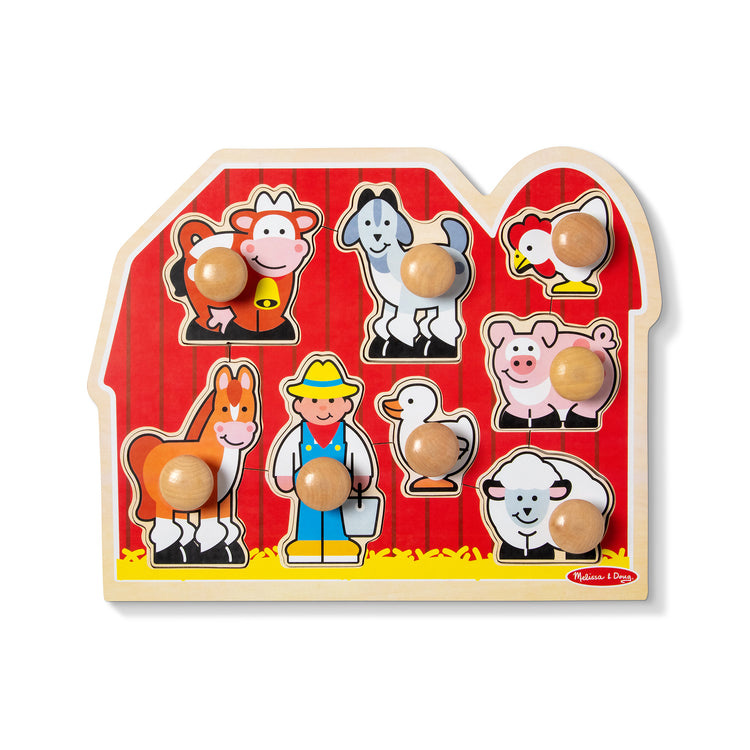 Melissa & Doug Large Farm Jumbo Knob