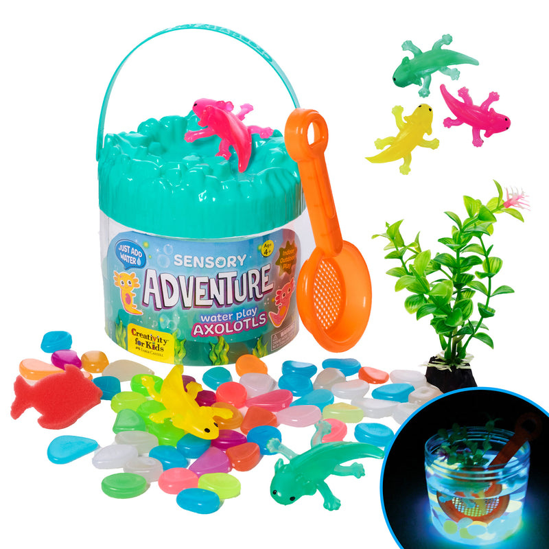 Creativity for Kids Sensory Adventure Water Play Axolotls