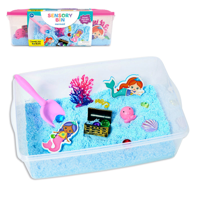 Creativity for Kids Sensory Bin Mermaid