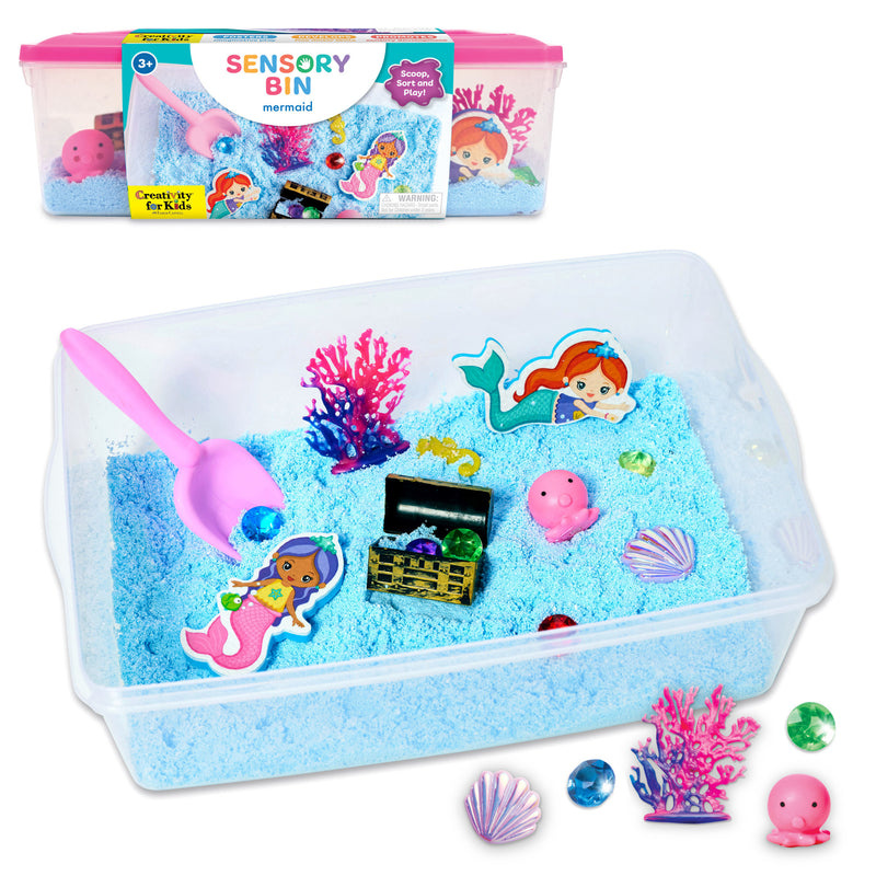 Creativity for Kids Sensory Bin Mermaid