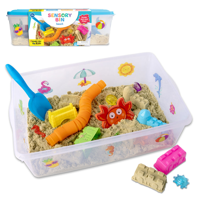 Creativity for Kids Sensory Bin Beach