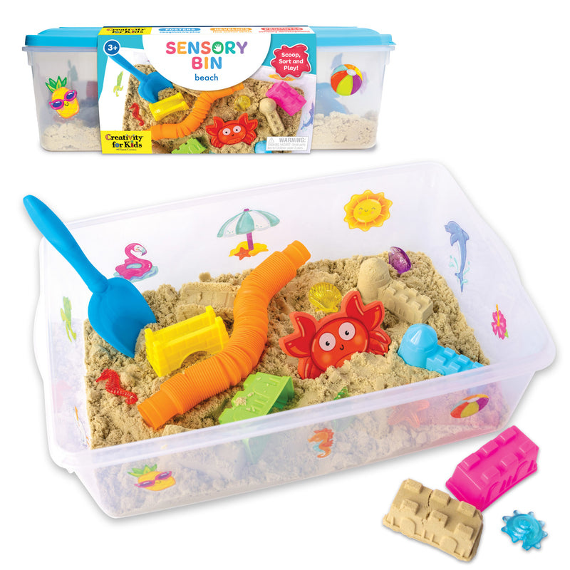 Creativity for Kids Sensory Bin Beach