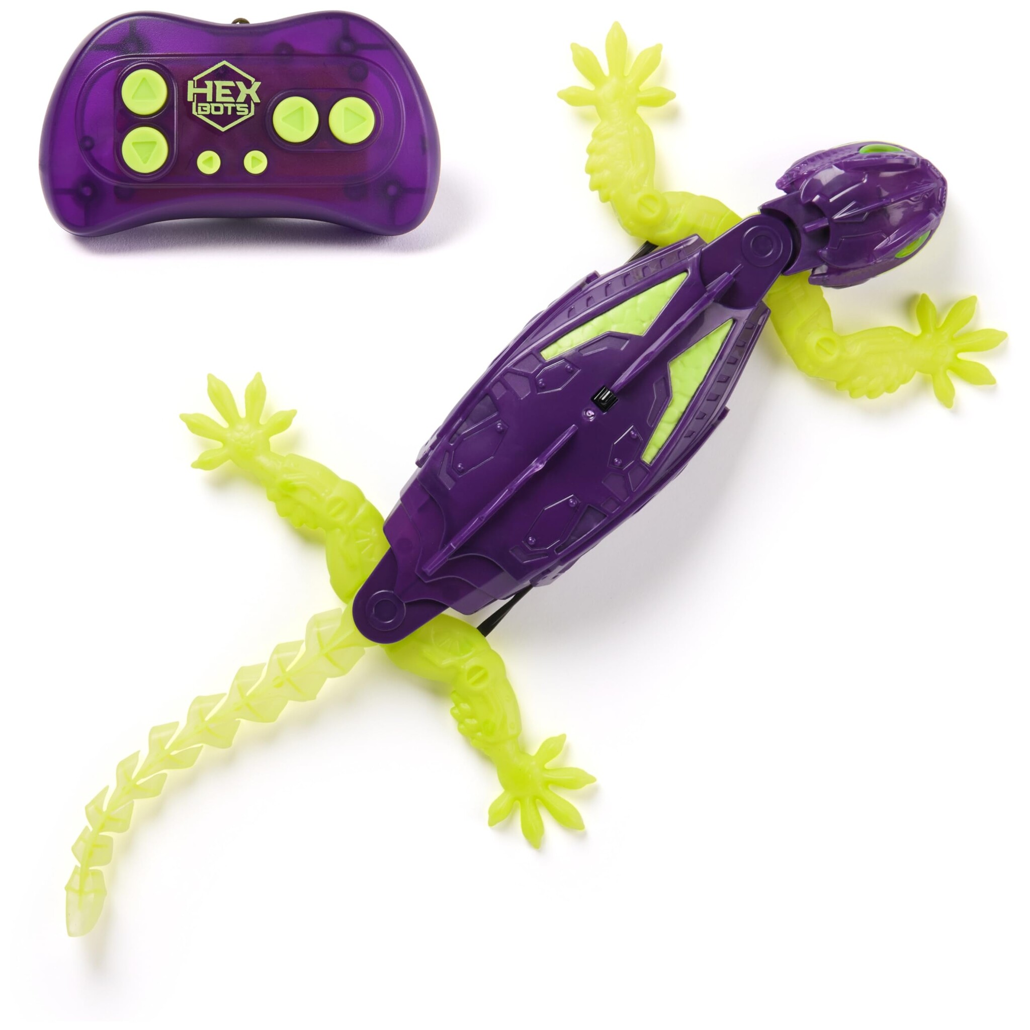 HEX BOTS Wall Crawler  Glow-in-the-Dark Gecko