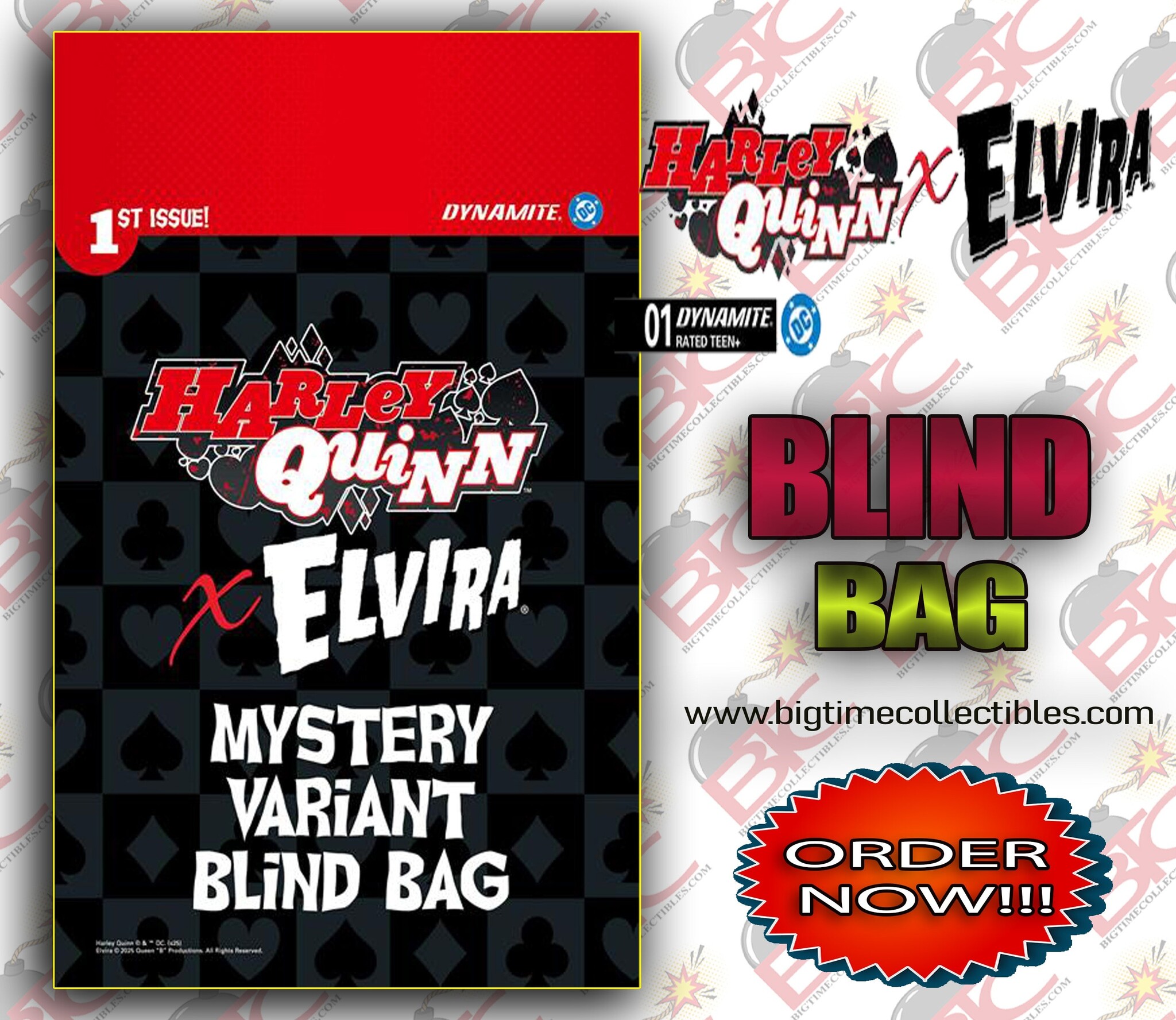 HARLEY QUINN X ELVIRA #1 CVR ZD BLIND BAG VAR