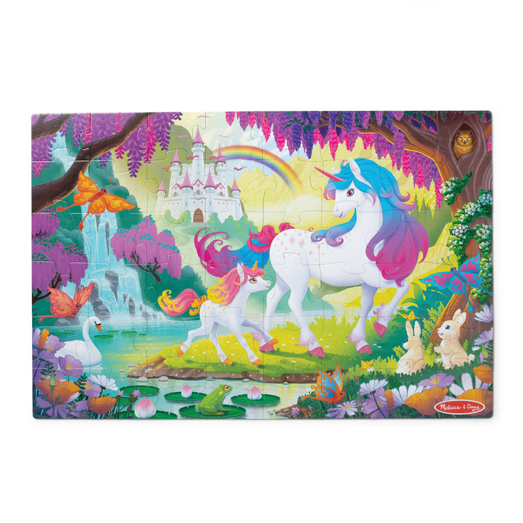Melissa & Doug Glow-in-the-Dark Floor Puzzle - Magical Unicorn
