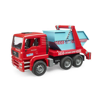 Bruder MAN TGA Skip container truck
