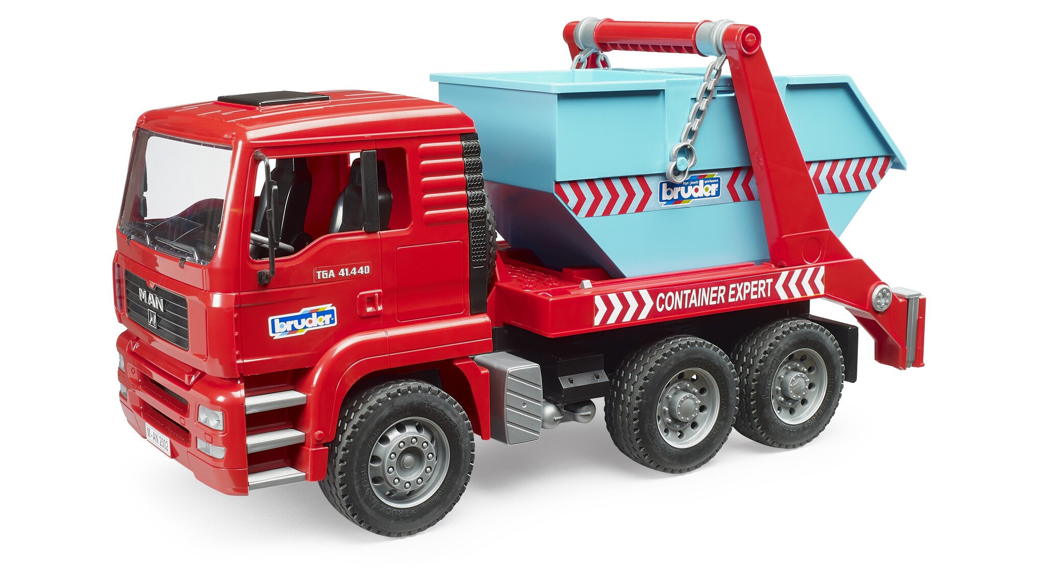 Bruder MAN TGA Skip container truck
