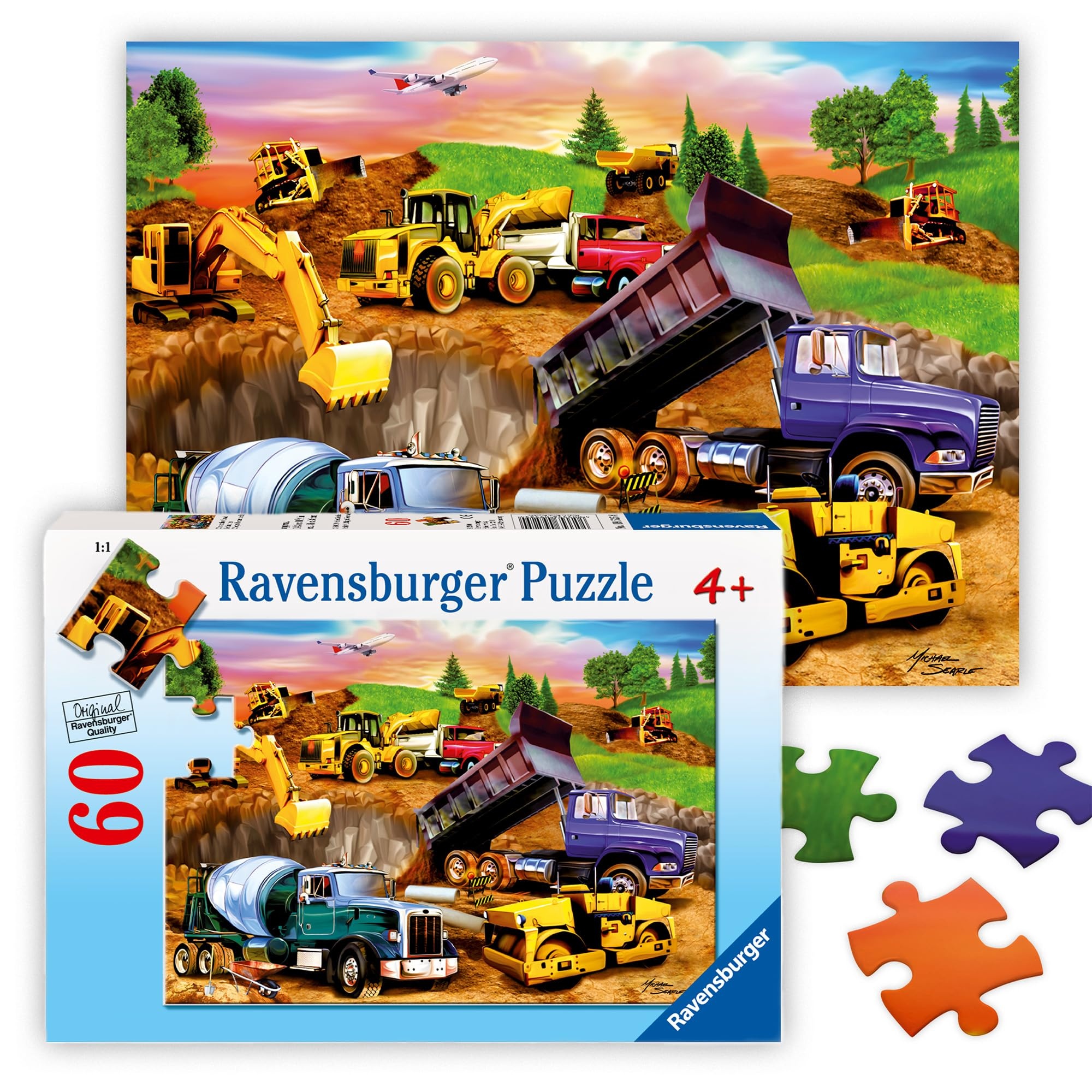 Ravensburger Construction Crowd 60 pc Puzzle