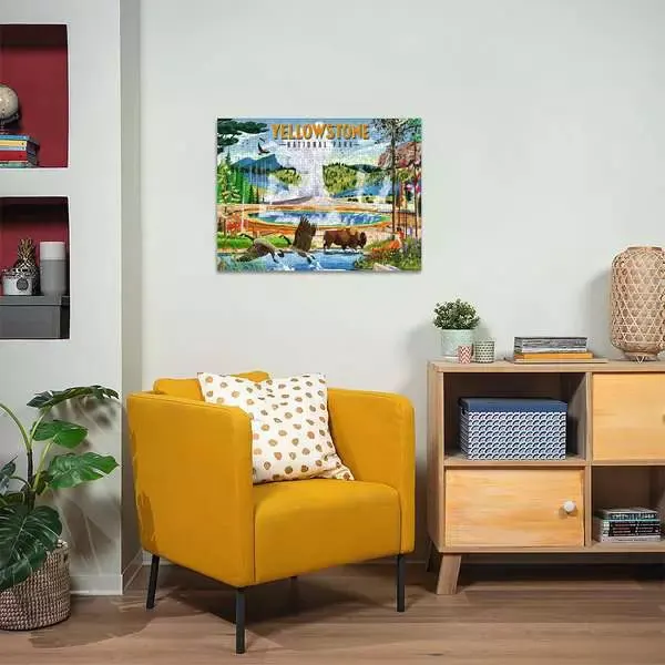 Ravensburger Yellowstone National Park 500 Pc Puzzle