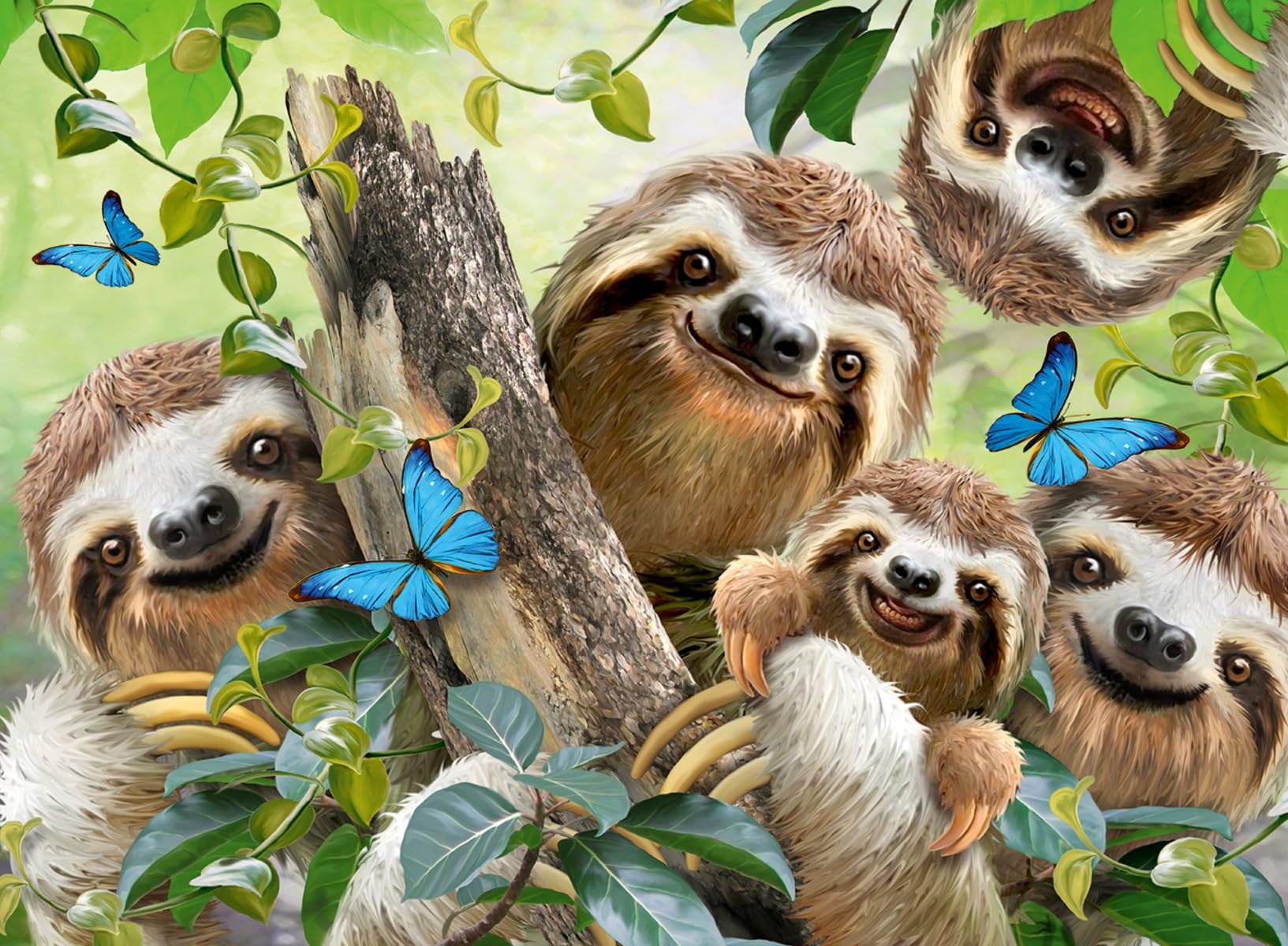Ravensburger Sloth Selfie 500 pc Puzzle