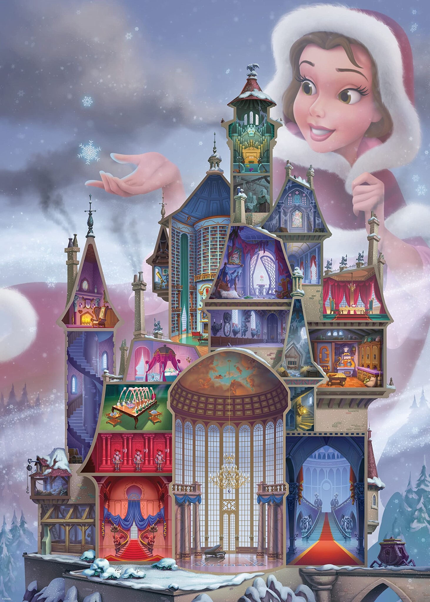 Ravensburger Disney Castle: Belle 1000 pc Puzzle