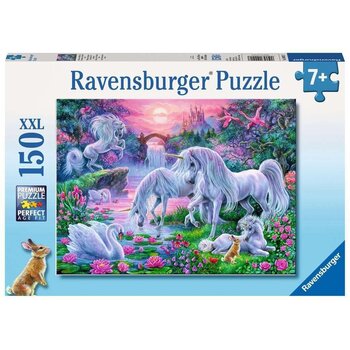 Ravensburger Unicorns in the Sunset Glow 150 Pc XXL Puzzle