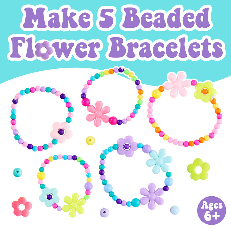 Creativity for Kids Mini Kit Beaded Flowers Bracelet