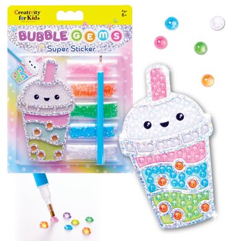 Creativity for Kids Bubble Gems™ Super Sticker Bubble Tea
