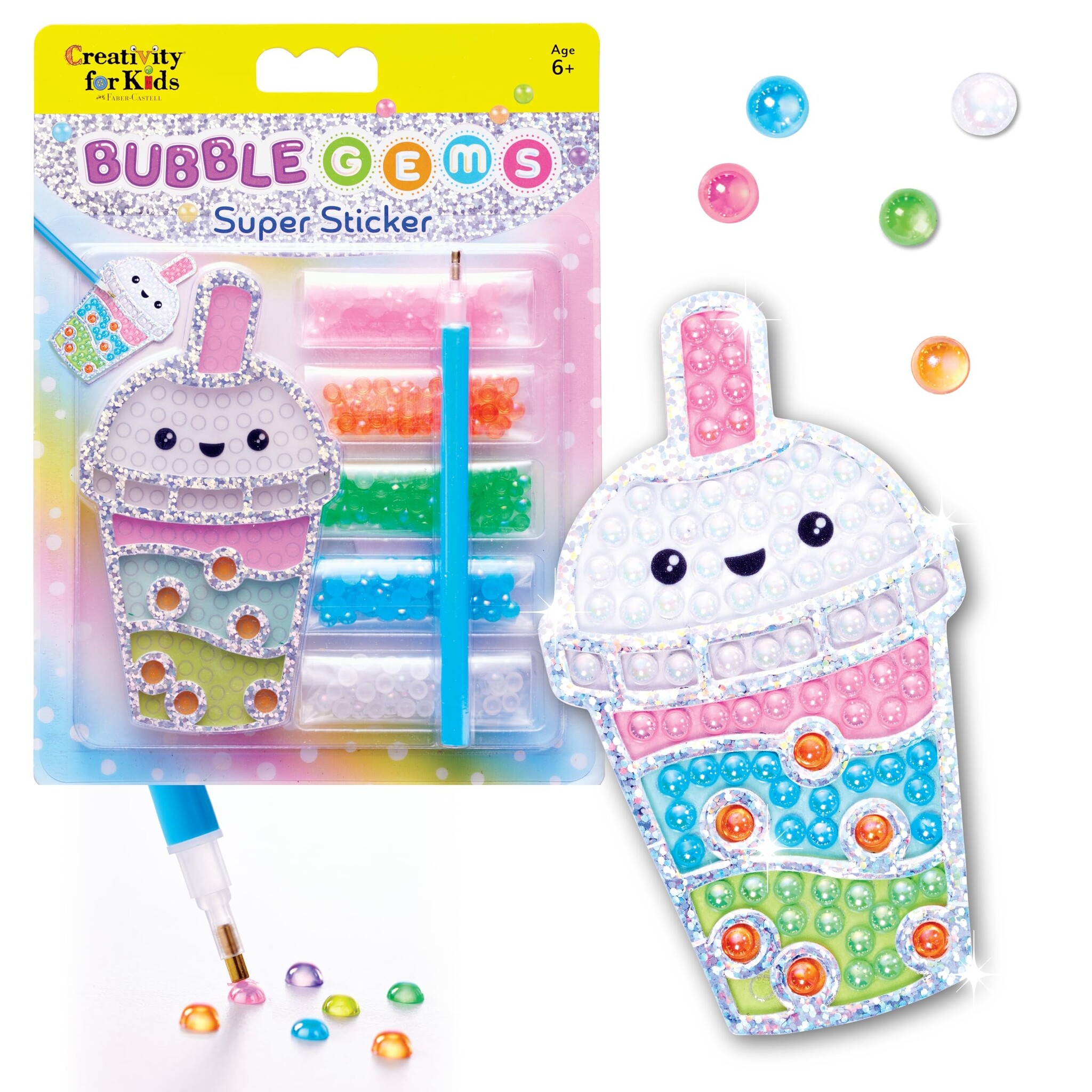 Creativity for Kids Bubble Gems™ Super Sticker Bubble Tea