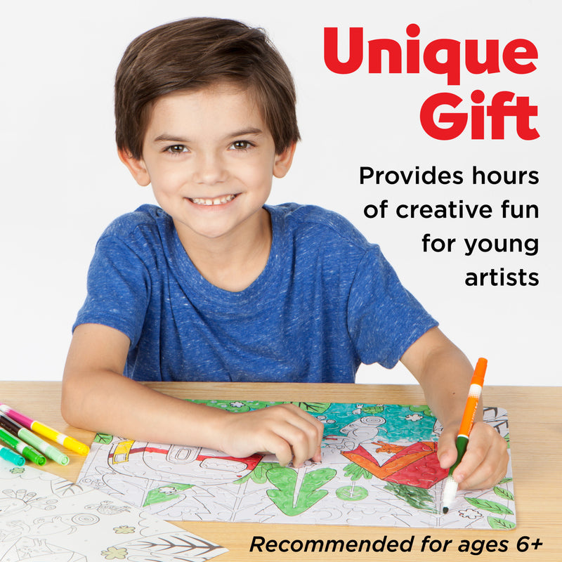 Faber-Castell Color By Number Puzzles - Camping