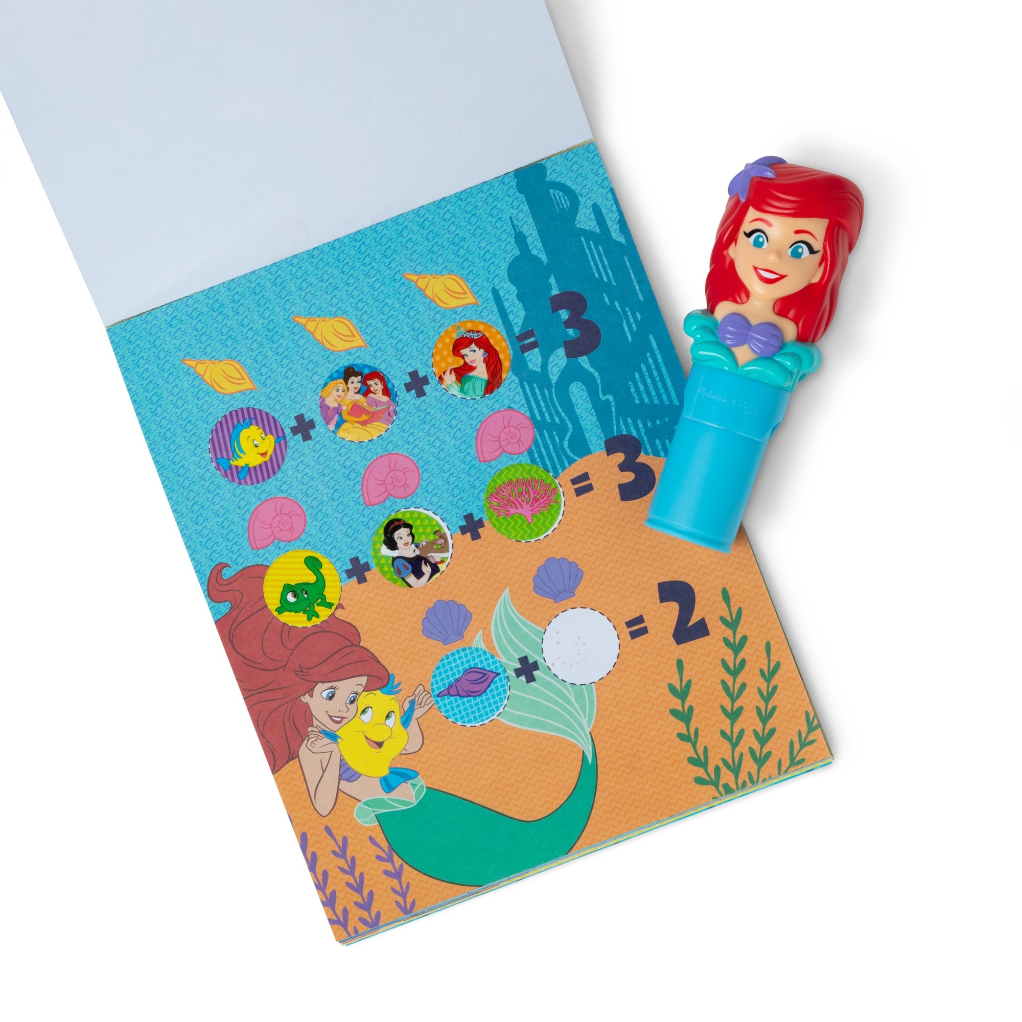 Melissa & Doug Sticker WOW! Activity Pad & Sticker Stamper - Ariel