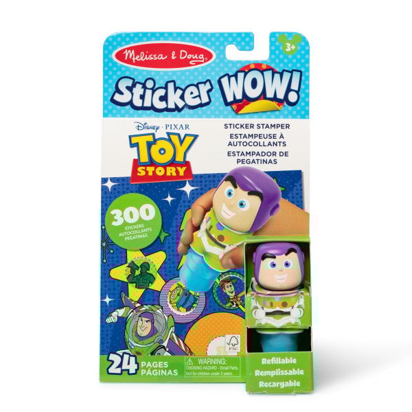 Melissa & Doug Sticker WOW! Activity Pad & Sticker Stamper - Buzz Lightyear