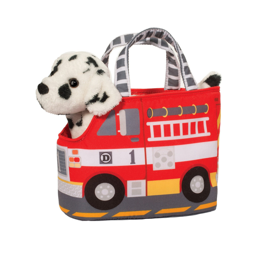 Douglas Fire Truck Pet Sak w/ Dalmatian